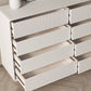 Modernismo tocador doble horizontal de madera con cajones 5/6/8 para el hogar
