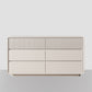 Modernismo tocador doble horizontal de madera con cajones 5/6/8 para el hogar