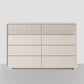 Modernismo tocador doble horizontal de madera con cajones 5/6/8 para el hogar