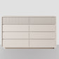 Modernismo tocador doble horizontal de madera con cajones 5/6/8 para el hogar