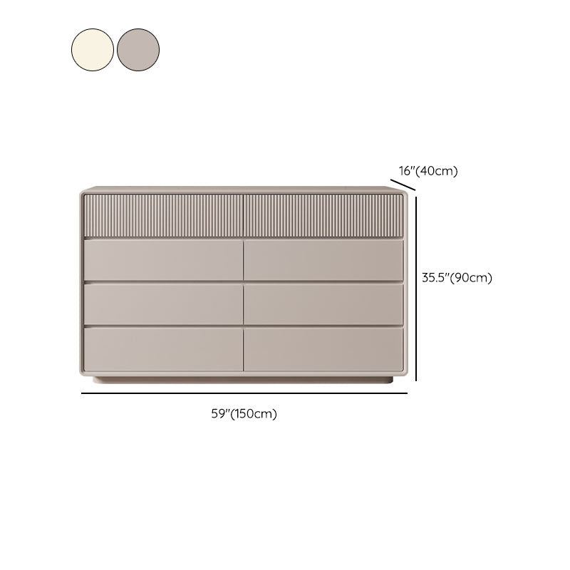 Modernismo tocador doble horizontal de madera con cajones 5/6/8 para el hogar