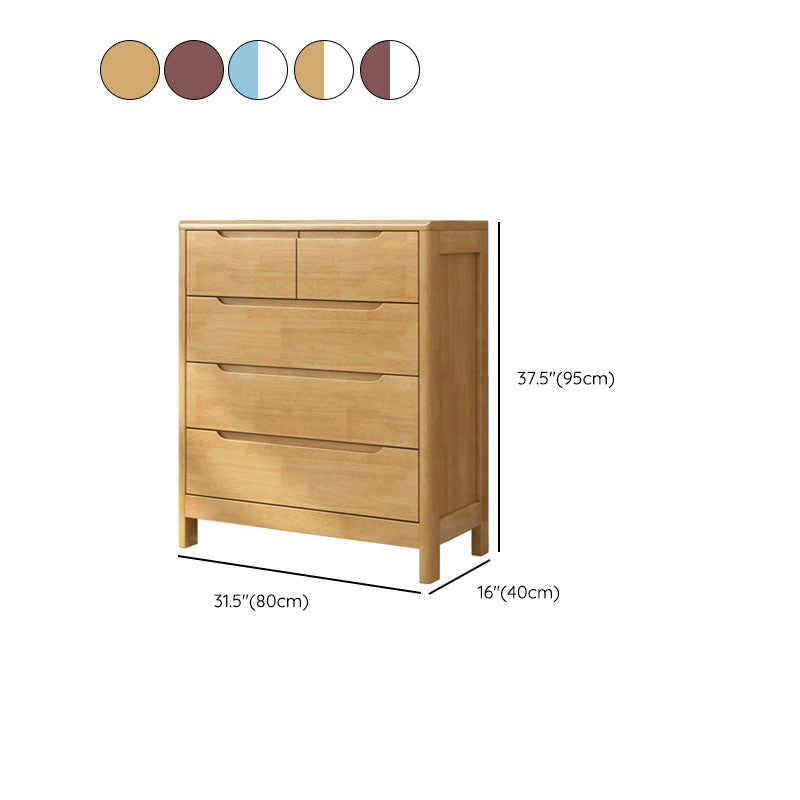 Tocador de madera horizontal horizontal para dormitorio