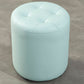 Modern Orange Pouf Water Resistant Round Pouf for Living Room Light Blue 1 Piece Clearhalo 'furn' 'furn_ottomans_poufs' 'Furniture' 'Living Room Furniture' 'Ottomans & Poufs' 'ottomans_poufs' 7346529