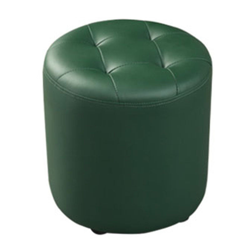 Modern Orange Pouf Water Resistant Round Pouf for Living Room Clearhalo 'furn' 'furn_ottomans_poufs' 'Furniture' 'Living Room Furniture' 'Ottomans & Poufs' 'ottomans_poufs' 7346535