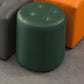Modern Orange Pouf Water Resistant Round Pouf for Living Room Blackish Green 1 Piece Clearhalo 'furn' 'furn_ottomans_poufs' 'Furniture' 'Living Room Furniture' 'Ottomans & Poufs' 'ottomans_poufs' 7346541