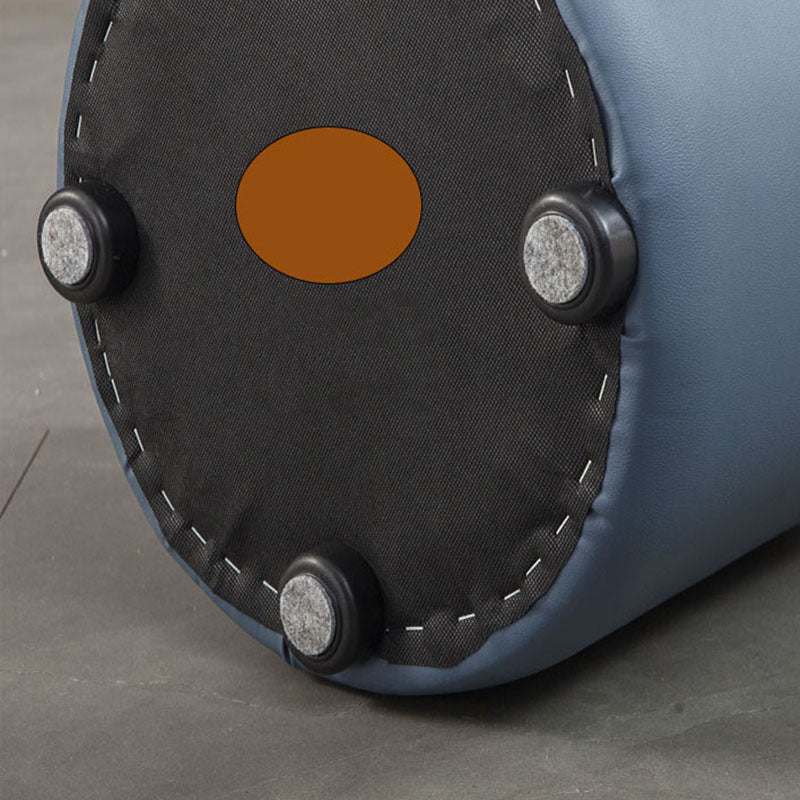 Modern Orange Pouf Water Resistant Round Pouf for Living Room Clearhalo 'furn' 'furn_ottomans_poufs' 'Furniture' 'Living Room Furniture' 'Ottomans & Poufs' 'ottomans_poufs' 7346542