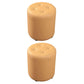 Modern Orange Pouf Water Resistant Round Pouf for Living Room Beige 2 Piece Set Clearhalo 'furn' 'furn_ottomans_poufs' 'Furniture' 'Living Room Furniture' 'Ottomans & Poufs' 'ottomans_poufs' 7346547