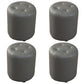 Modern Orange Pouf Water Resistant Round Pouf for Living Room Dark Gray 4 Piece Set Clearhalo 'furn' 'furn_ottomans_poufs' 'Furniture' 'Living Room Furniture' 'Ottomans & Poufs' 'ottomans_poufs' 7346552