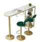Armless Bar Stools Adjustable Height Swivel Dining Stools with Metal Base Clearhalo 'Bar Furniture' 'Bar Stools' 'bar_stools' 'furn' 'furn_bar_stools' 'Furniture' 'Kitchen & Dining Furniture' 7347388