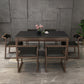 Stone Top Dinette Table with Ash Wood Legs Black Indoor Dining Table Clearhalo 'Dining Tables & Seating' 'Dining Tables' 'dining_table' 'furn' 'furn_dining_table' 'Furniture' 'Kitchen & Dining Furniture' 7347403