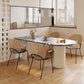 Free Form Contemporary Dining Table for Home Stone Dinette Table with 3 Legs Clearhalo 'Dining Tables & Seating' 'Dining Tables' 'dining_table' 'furn' 'furn_dining_table' 'Furniture' 'Kitchen & Dining Furniture' 7347440