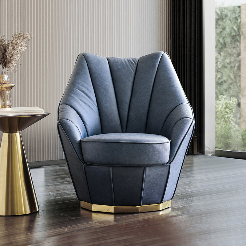 Sloped Arms Side Chair Arms Included Lounge Chair for Living Room Clearhalo 'Accent Chairs' 'accent_chairs' 'Chairs & Seating' 'furn' 'furn_accent_chairs' 'Furniture' 'Living Room Furniture' 7347546