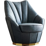 Sloped Arms Side Chair Arms Included Lounge Chair for Living Room Clearhalo 'Accent Chairs' 'accent_chairs' 'Chairs & Seating' 'furn' 'furn_accent_chairs' 'Furniture' 'Living Room Furniture' 7347555