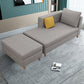 Solid Color Chaise Lounge Chair Square Arm Chaise for Bedroom Clearhalo 'Chairs & Seating' 'Chaise Lounge' 'chaise_lounge' 'furn' 'furn_chaise_lounge' 'Furniture' 'Living Room Furniture' 7347755