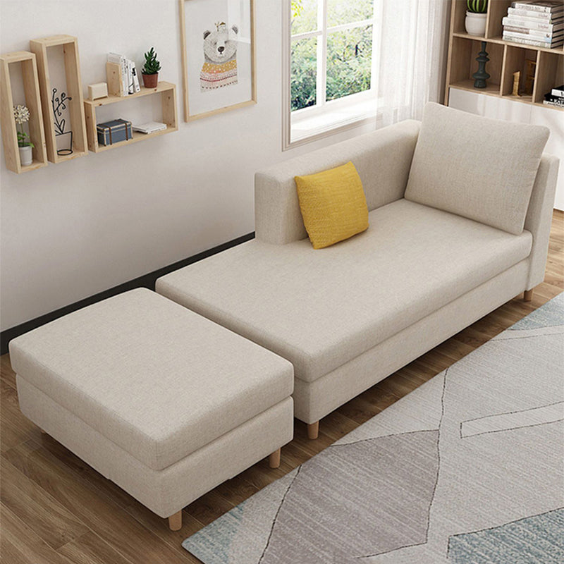 Solid Color Chaise Lounge Chair Square Arm Chaise for Bedroom Clearhalo 'Chairs & Seating' 'Chaise Lounge' 'chaise_lounge' 'furn' 'furn_chaise_lounge' 'Furniture' 'Living Room Furniture' 7347757