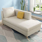 Solid Color Chaise Lounge Chair Square Arm Chaise for Bedroom Faux Leather Clearhalo 'Chairs & Seating' 'Chaise Lounge' 'chaise_lounge' 'furn' 'furn_chaise_lounge' 'Furniture' 'Living Room Furniture' 7347758