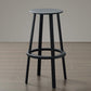 Modern Rotatable Backless Counter Stool Iron Cafe Bar Stool with Pedal Clearhalo 'Bar Furniture' 'Bar Stools' 'bar_stools' 'furn' 'furn_bar_stools' 'Furniture' 'Kitchen & Dining Furniture' 7347826