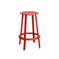 Modern Rotatable Backless Counter Stool Iron Cafe Bar Stool with Pedal Clearhalo 'Bar Furniture' 'Bar Stools' 'bar_stools' 'furn' 'furn_bar_stools' 'Furniture' 'Kitchen & Dining Furniture' 7347834