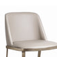 Glam Backrest Armless Counter Stool Iron Bar Stool with Cushion for Cafe Clearhalo 'Bar Furniture' 'Bar Stools' 'bar_stools' 'furn' 'furn_bar_stools' 'Furniture' 'Kitchen & Dining Furniture' 7347878
