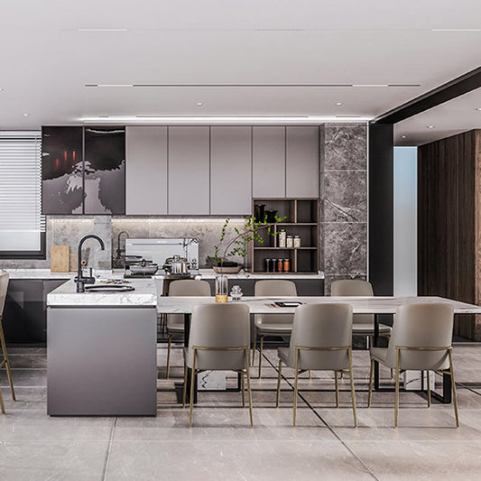 Glam Backrest Armless Counter Stool Iron Bar Stool with Cushion for Cafe Clearhalo 'Bar Furniture' 'Bar Stools' 'bar_stools' 'furn' 'furn_bar_stools' 'Furniture' 'Kitchen & Dining Furniture' 7347885