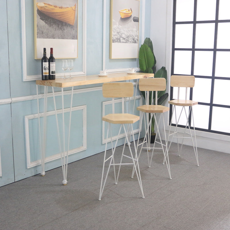 Moderne stijl bar eettafel rechthoekige bartafel voor keuken