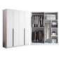 Engineered Wood Wardrobe Cabinet Modern Style Soft Close Doors Wardrobe Closet