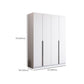 Engineered Wood Wardrobe Cabinet Modern Style Soft Close Doors Wardrobe Closet