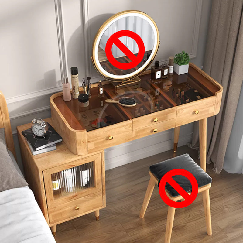 Cajos contemporáneos Costadores tocador de madera maciza