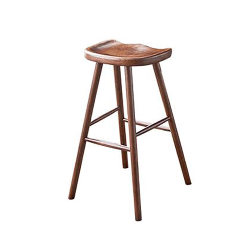 Modern Style Bar Table Set 1/2/3 Pieces Round Solid Wood Bar table with Backless Stools Chair(s) 1 Piece Clearhalo 'Bar Furniture' 'furn' 'furn_home_bar_bar_sets' 'Furniture' 'Home Bars & Bar Sets' 'home_bar_bar_sets' 'Kitchen & Dining Furniture' 7348712