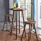 Modern Style Bar Table Set 1/2/3 Pieces Round Solid Wood Bar table with Backless Stools Clearhalo 'Bar Furniture' 'furn' 'furn_home_bar_bar_sets' 'Furniture' 'Home Bars & Bar Sets' 'home_bar_bar_sets' 'Kitchen & Dining Furniture' 7348715