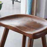 Modern Style Bar Table Set 1/2/3 Pieces Round Solid Wood Bar table with Backless Stools Clearhalo 'Bar Furniture' 'furn' 'furn_home_bar_bar_sets' 'Furniture' 'Home Bars & Bar Sets' 'home_bar_bar_sets' 'Kitchen & Dining Furniture' 7348718