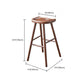 Modern Style Bar Table Set 1/2/3 Pieces Round Solid Wood Bar table with Backless Stools Clearhalo 'Bar Furniture' 'furn' 'furn_home_bar_bar_sets' 'Furniture' 'Home Bars & Bar Sets' 'home_bar_bar_sets' 'Kitchen & Dining Furniture' 7348721