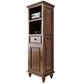 Solid Wood 1 - Drawer Storage Cabinet, 1-Door Lacquered Accent Cabinet Clearhalo 'Cabinets & Chests' 'cabinets_chests' 'furn' 'furn_cabinets_chests' 'Furniture' 'Living Room Furniture' 7348758