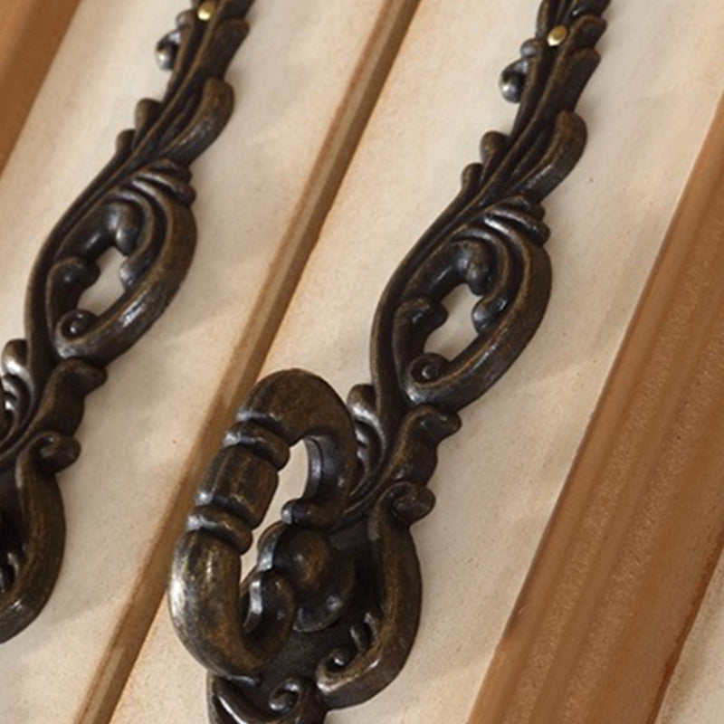 Industrial Cabriole Legs Accent Cabinet Solid Wood Storage Cabinet Clearhalo 'Cabinets & Chests' 'cabinets_chests' 'furn' 'furn_cabinets_chests' 'Furniture' 'Living Room Furniture' 7348888