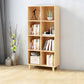 Bibliothèque en bois naturel standard étagère contemporaine avec étagères