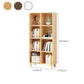 Bibliothèque en bois naturel standard étagère contemporaine avec étagères