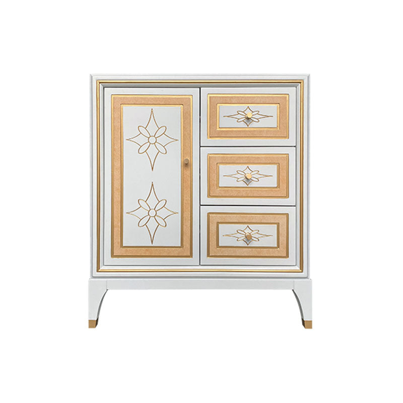 Glam 3 cassetti Sideboard Multi Porte Cuffet Cuffet con archiviazione