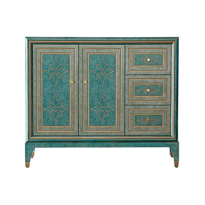 Glam 3 cassetti Sideboard Multi Porte Cuffet Cuffet con archiviazione