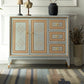 Glam 3 cassetti Sideboard Multi Porte Cuffet Cuffet con archiviazione