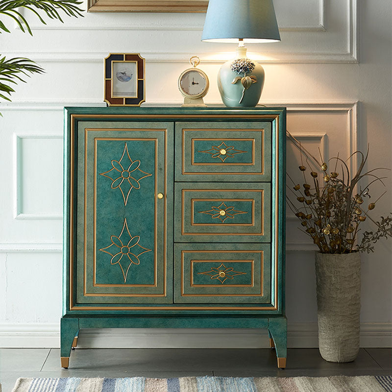 Glam 3 cassetti Sideboard Multi Porte Cuffet Cuffet con archiviazione