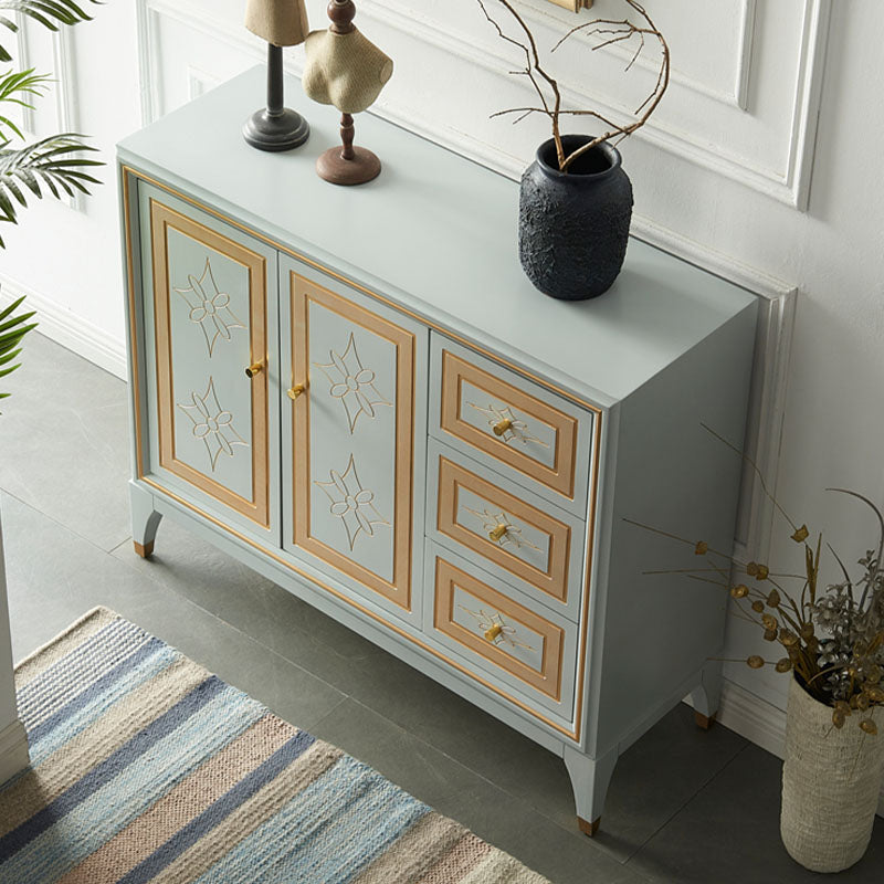 Glam 3 cassetti Sideboard Multi Porte Cuffet Cuffet con archiviazione