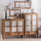 Farmhouse Sideboard Solid Wood Storage Sideboard Buffet with Doors for Dining Room Clearhalo 'buffet_sideboard' 'Buffets & Sideboards' 'furn' 'furn_buffet_sideboard' 'Furniture' 'Kitchen & Dining Furniture' 7349443