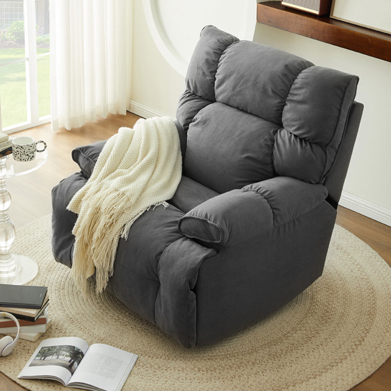 Reclure standard du dos touflé contemporain en microsued / laine