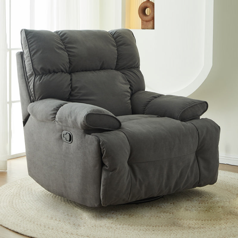 Reclure standard du dos touflé contemporain en microsued / laine