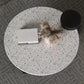 Modern Stone Coffee Table Round Abstract Coffee Cocktail Table