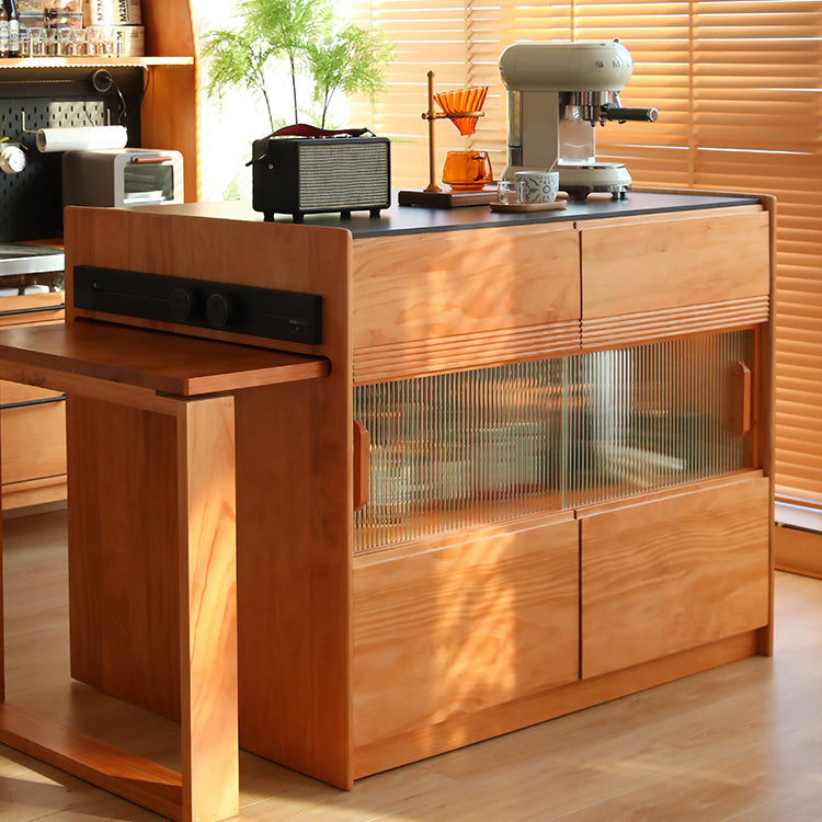 Cucina tavolo da pranzo dell'isola moderna tavolo da pranzo con cassetto