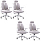 Arms Included Desk Chair Modern Adjustable Seat Height Swivel Chair with Wheels