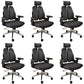 Arms Included Desk Chair Modern Adjustable Seat Height Swivel Chair with Wheels