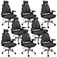 Arms Included Desk Chair Modern Adjustable Seat Height Swivel Chair with Wheels