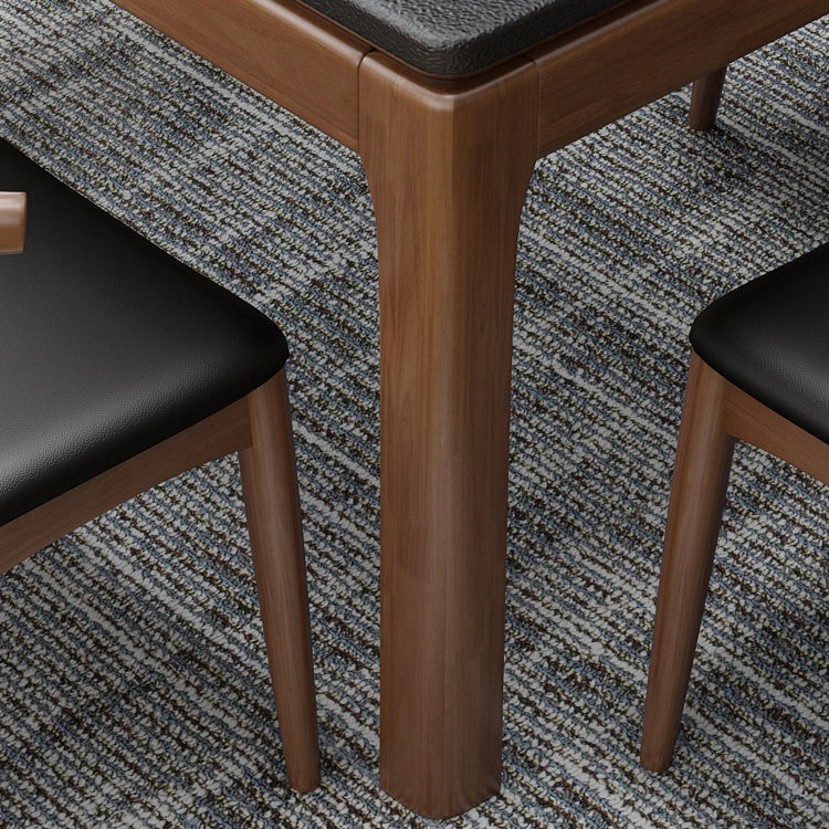 Contemporary Dining Room Dinner Table Solid Wood 4 Legs Dining Table Clearhalo 'Dining Tables & Seating' 'Dining Tables' 'dining_table' 'furn' 'furn_dining_table' 'Furniture' 'Kitchen & Dining Furniture' 7351908